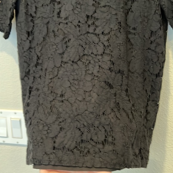 Madewell Lace Lined Short Sleeve Top - Picture 6 of 11